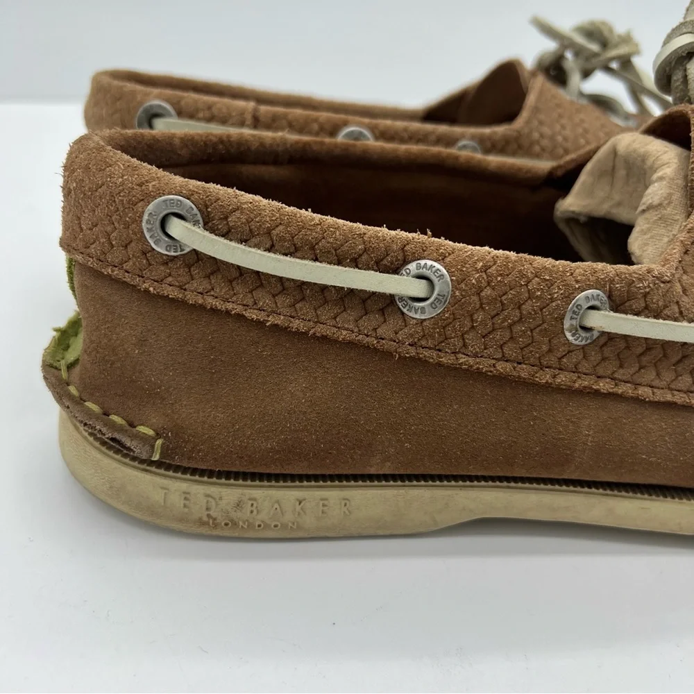 Ted Baker Brown Boat Shoes Loafers